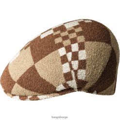 accessoires 8800Z11 Kangol mahonie/haver uniseks pop gingang 504