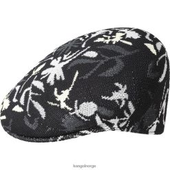 accessoires 8800Z14 Kangol zwarte bloemen uniseks straat bloemen 504