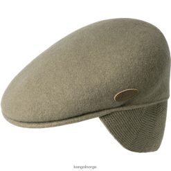 accessoires 8800Z152 Kangol taupe uniseks wol 504 oorflap