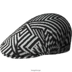 accessoires 8800Z173 Kangol door de maan getroffen/zwart uniseks virtueel raster 507