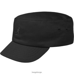 accessoires 8800Z253 Kangol zwart uniseks legerpet met stretch pasvorm