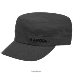 accessoires 8800Z262 Kangol grijs uniseks legerpet van katoenen keperstof