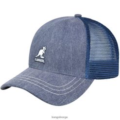 accessoires 8800Z292 Kangol marine uniseks verontruste katoenen mesh honkbal