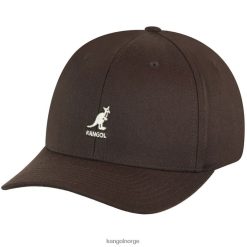 accessoires 8800Z315 Kangol bruin uniseks wollen flexfit honkbal