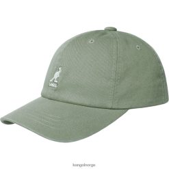 accessoires 8800Z345 Kangol olie groen uniseks gewassen honkbal