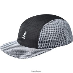 accessoires 8800Z354 Kangol zwart uniseks sportieve pet met 5 panelen