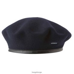 accessoires 8800Z431 Kangol donkerblauw uniseks montyâ® wollen baret