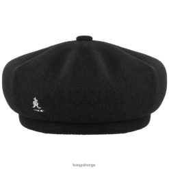 accessoires 8800Z436 Kangol zwart uniseks wollen jax baret