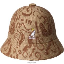 accessoires 8800Z474 Kangol mahonie/bruin uniseks casual straatkoning