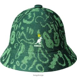 accessoires 8800Z476 Kangol grasgroen/masters groen uniseks casual straatkoning
