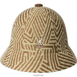 accessoires 8800Z485 Kangol mahonie/haver uniseks virtueel raster casual