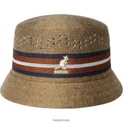 accessoires 8800Z570 Kangol kameel uniseks gladde streepbak