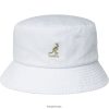 accessoires 8800Z583 Kangol wit uniseks gewassen vissershoed