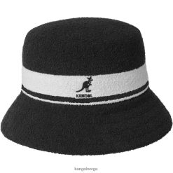 accessoires 8800Z642 Kangol zwart uniseks emmer met bermudastreep