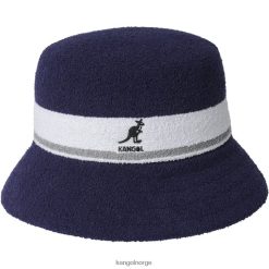 accessoires 8800Z644 Kangol marine uniseks emmer met bermudastreep