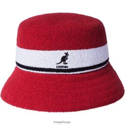 accessoires 8800Z645 Kangol scharlaken uniseks emmer met bermudastreep