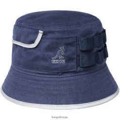 accessoires 8800Z665 Kangol donkerblauw uniseks gewaxte emmer