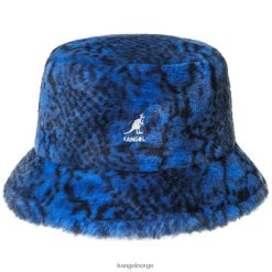 accessoires 8800Z711 Kangol blauwe slang uniseks emmer van imitatiebont