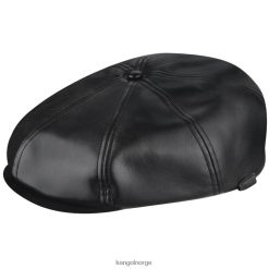 accessoires 8800Z763 Kangol zwart uniseks kunstleren kap