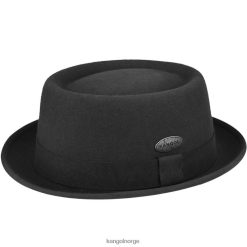 accessoires 8800Z795 Kangol zwart uniseks litefeltâ® varkenspastei