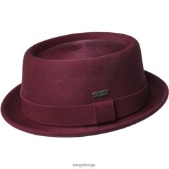 accessoires 8800Z804 Kangol rood fluweel uniseks gepolijste varkenspastei