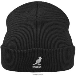 accessoires 8800Z840 Kangol zwart uniseks acryl manchet aan te trekken