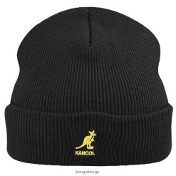 accessoires 8800Z843 Kangol zwart goud uniseks acryl manchet aan te trekken