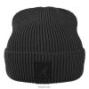 accessoires 8800Z854 Kangol zwart uniseks opgestikte muts