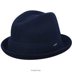 accessoires 8800Z928 Kangol donkerblauw uniseks wol speler