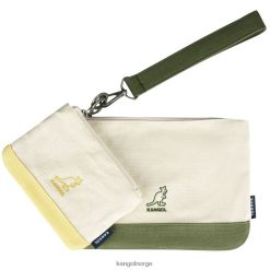 accessoires 8800Z962 Kangol khaki uniseks geluk canvas etui set