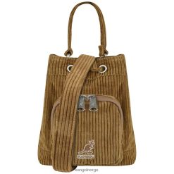 accessoires 8800Z977 Kangol bruin uniseks koord v pocket bucket bag