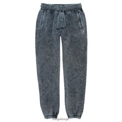 broek 8800Z1004 Kangol zwarte was uniseks acid trip geborduurde joggingbroek