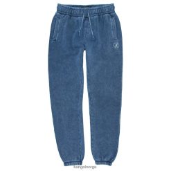 broek 8800Z1005 Kangol denim wassing uniseks acid trip geborduurde joggingbroek