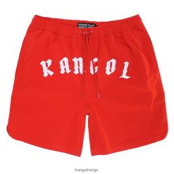 broek 8800Z1029 Kangol rood uniseks gotische zwembroek