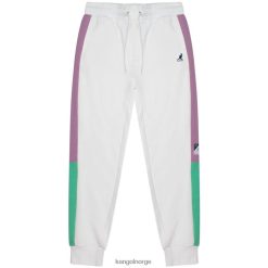 broek 8800Z1038 Kangol witte combi uniseks retro joggingbroek