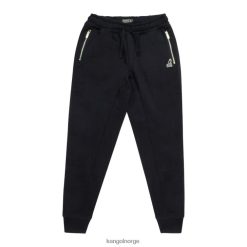 broek 8800Z1068 Kangol zwart antraciet uniseks luxe joggingbroek