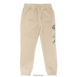 broek 8800Z1082 Kangol beige uniseks sherpa-jogger