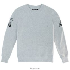 kleding 8800Z1103 Kangol grijze mix uniseks gotische pop-over