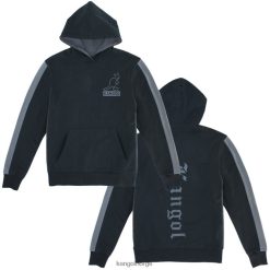 kleding 8800Z1104 Kangol zwart uniseks gotische hoodie