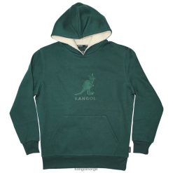 kleding 8800Z1127 Kangol nachtelijke tuin uniseks ton-sur-ton geborduurde sherpa hoodie