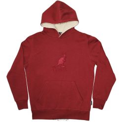 kleding 8800Z1129 Kangol vijgen melkwegstelsel uniseks ton-sur-ton geborduurde sherpa hoodie