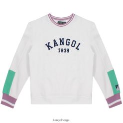 kleding 8800Z1135 Kangol witte combi uniseks retro pop-over