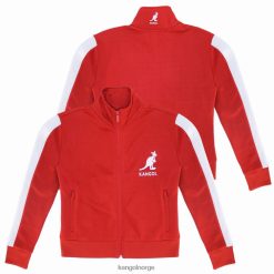 kleding 8800Z1143 Kangol paardensport rood vrouwen Frans badstof trainingsjack
