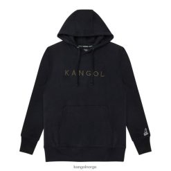 kleding 8800Z1166 Kangol zwart antraciet uniseks luxe geborduurde hoodie