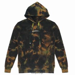 kleding 8800Z1175 Kangol bos bruin Heren tie-dye hoodie