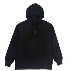kleding 8800Z1182 Kangol pikzwart uniseks interlock-hoodie