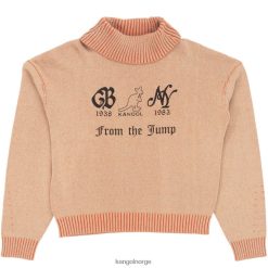 kleding 8800Z1185 Kangol kersen gloed uniseks rib crop trui